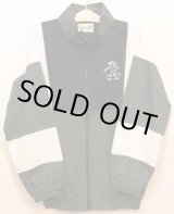 画像: [LOU DOG] NYLON JAKET -Black/White/Green- ※ワンサイズのみ