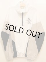 画像: [LOU DOG] NYLON Half JAKET -White/Gray/Black- ※ワンサイズのみ