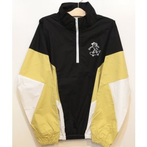 画像: [LOU DOG] NYLON Half JAKET -Black/Yellow/White- ※ワンサイズのみ