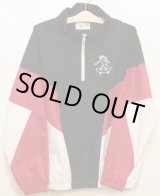 画像: [LOU DOG] NYLON Half JAKET -Black/Red/White- ※ワンサイズのみ