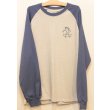 画像1: [LOU DOG] LOUDOG skateラグランロングT-Ash/Blue- (1)