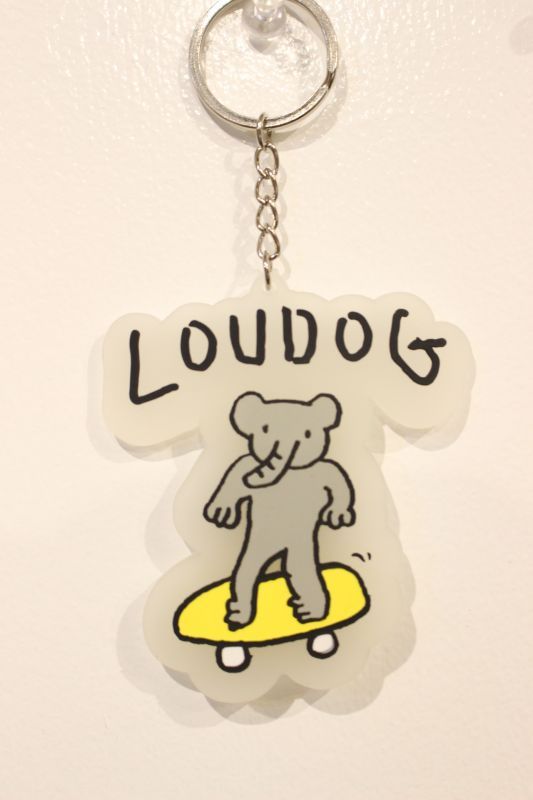 画像1: [LOU DOG] LOU DOG ゾウさん蓄光KEYHOLDER-クリア- (1)