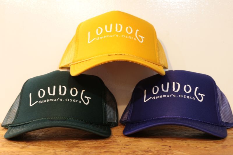 画像1: [LOU DOG] Mesh CAP -D.Green/Purple/Gold- (1)